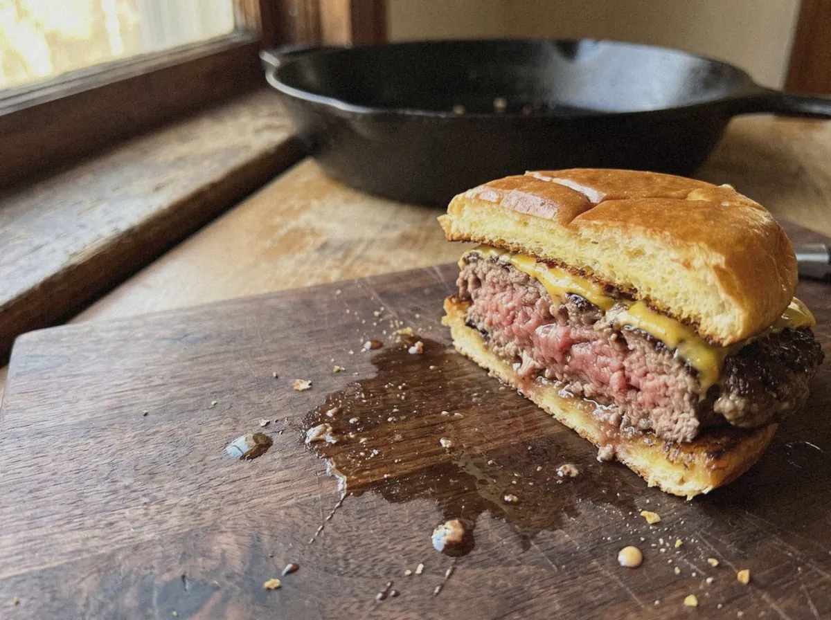 AI illustration of this burger, made from its recipe description