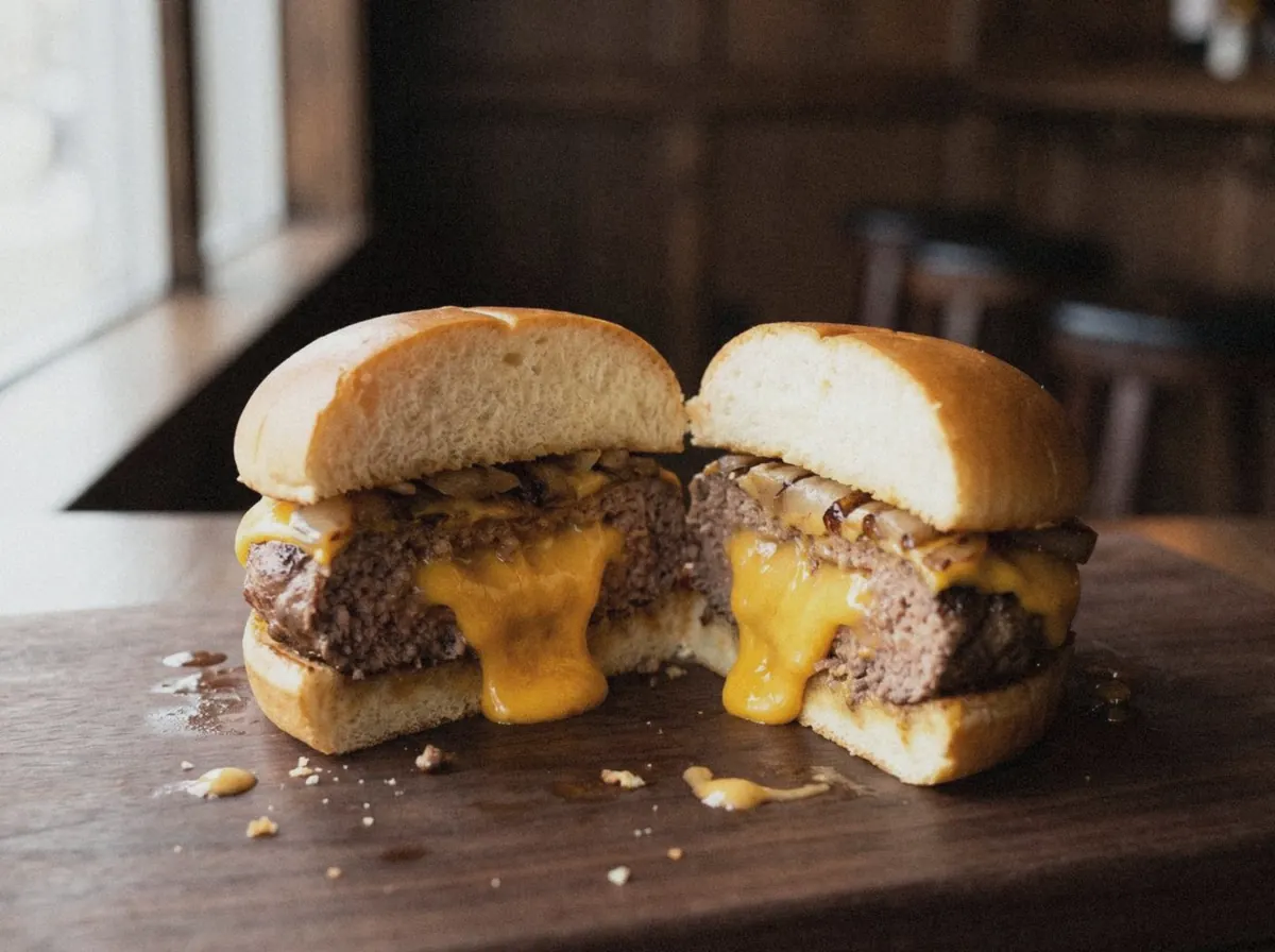 AI illustration of this burger, made from its recipe description
