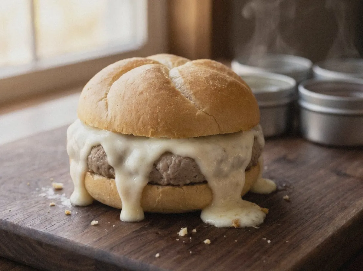 AI illustration of this burger, made from its recipe description
