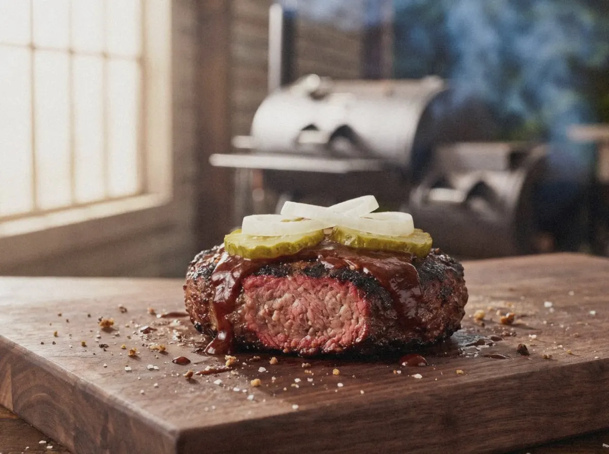 AI illustration of this burger, made from its recipe description