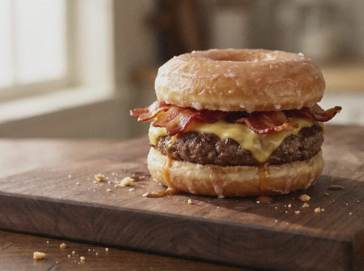 AI illustration of this burger, made from its recipe description
