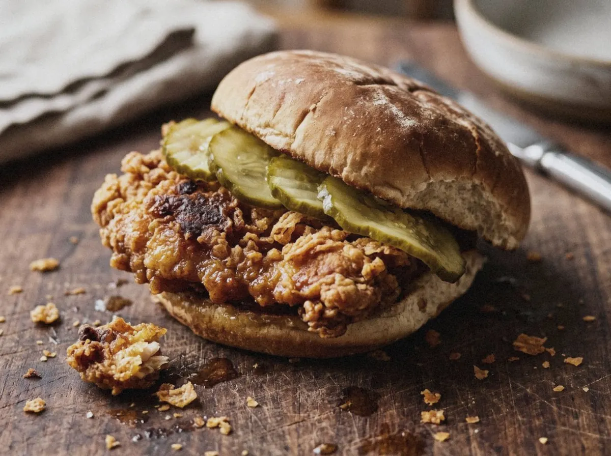 AI illustration of this burger, made from its recipe description