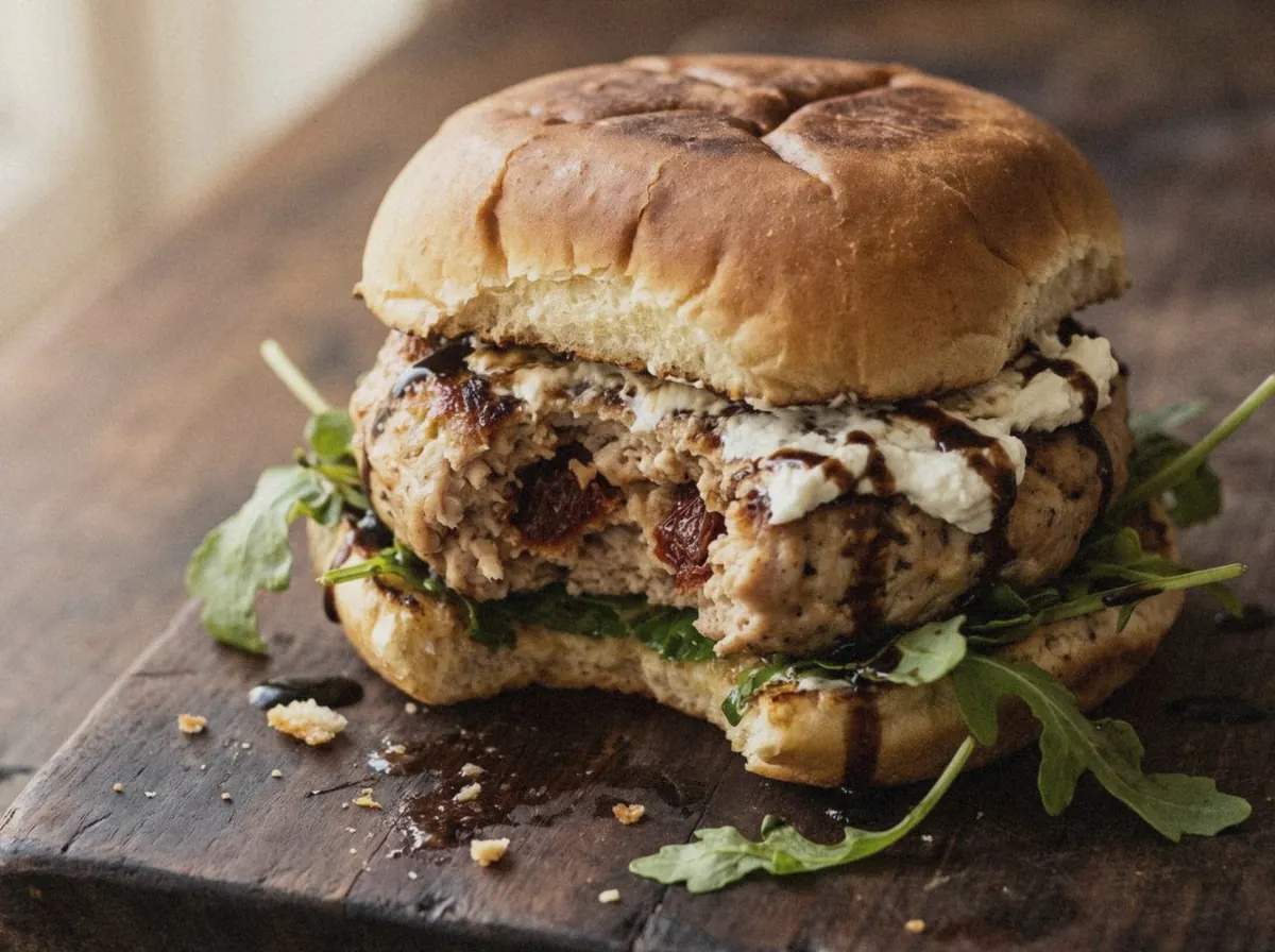 AI illustration of this burger, made from its recipe description